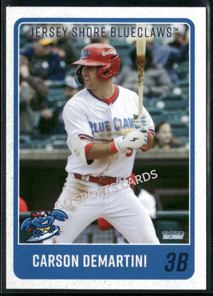 2025 Jersey Shore BlueClaws Carson Demartini
