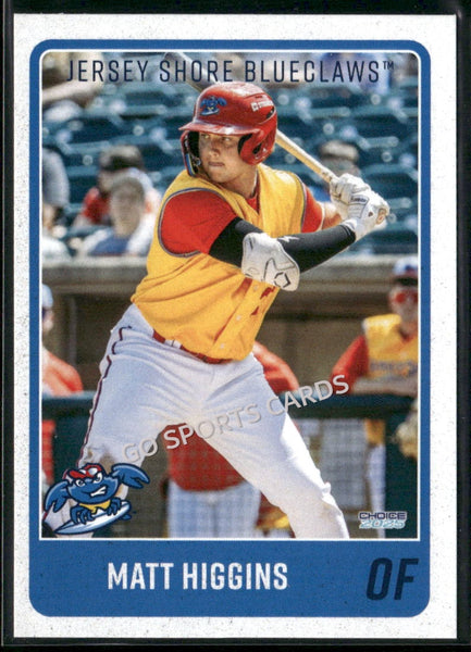2025 Jersey Shore BlueClaws Matt Higgins