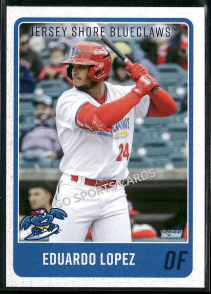 2025 Jersey Shore BlueClaws Eduardo Lopez