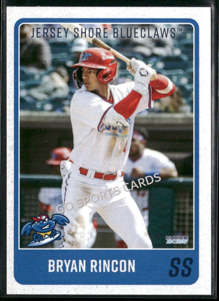 2025 Jersey Shore BlueClaws Bryan Rincon