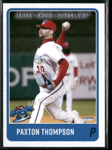 2025 Jersey Shore BlueClaws Paxton Thompson