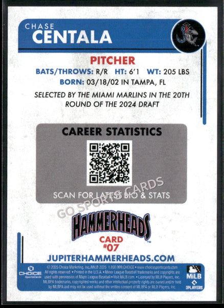 2025 Jupiter Hammerheads Chase Centala