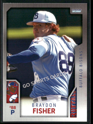 2025 Buffalo Bisons Braydon Fisher