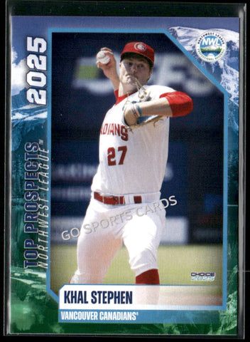 2025 Northwest League Top Prospects NWL Khal Stephen