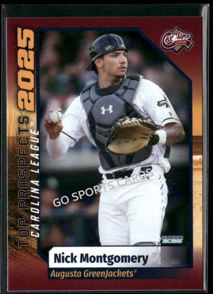 2025 Carolina League Top Prospects Nick Montgomery
