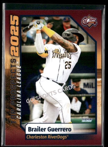 2025 Carolina League Top Prospects Brailer Guerrero