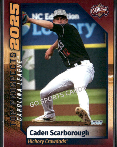 2025 Carolina League Top Prospects Caden Scarborough