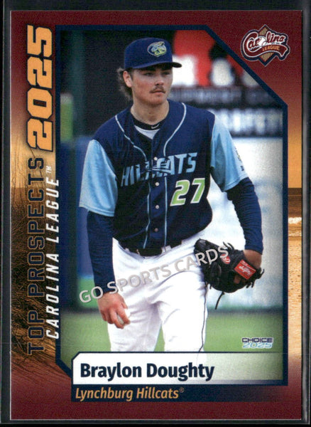 2025 Carolina League Top Prospects Braylon Doughty