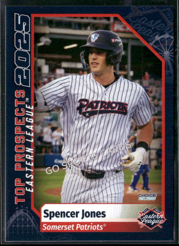 2025 Eastern League Top Prospects Spencer Jones