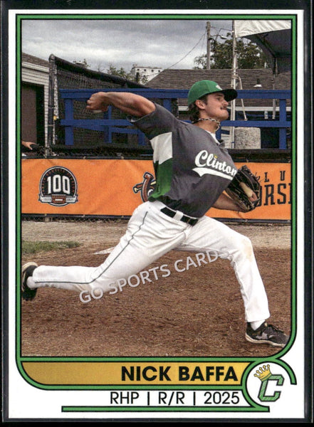 2025 Clinton LumberKings Nick Baffa