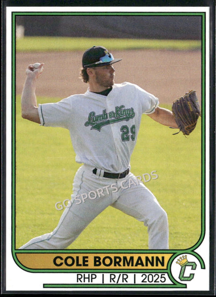 2025 Clinton LumberKings Cole Bormann