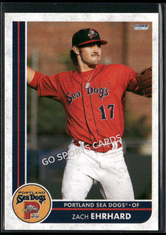 2025 Portland Sea Dogs Zach Ehrhard