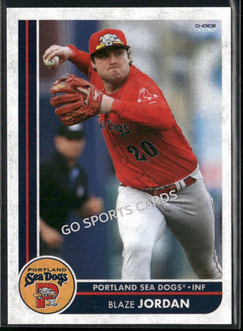 2025 Portland Sea Dogs Blaze Jordan