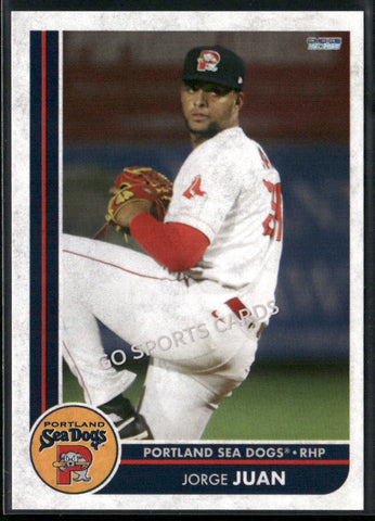 2025 Portland Sea Dogs Jorge Juan