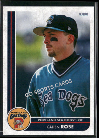 2025 Portland Sea Dogs Caden Rose