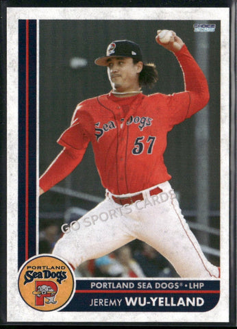2025 Portland Sea Dogs Jeremy Wu Yelland