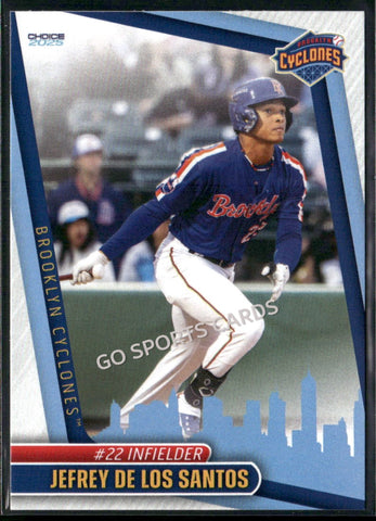 2025 Brooklyn Cyclones Jefrey De Los Santos