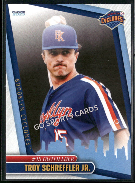 2025 Brooklyn Cyclones Troy Schreffler Jr