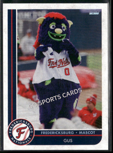 2025 Fredericksburg Nationals Gus Mascot