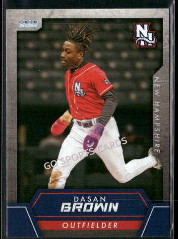 2025 New Hampshire Fisher Cats Dasan Brown