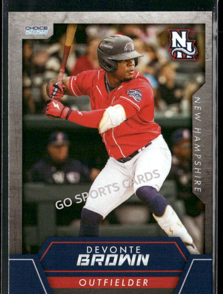 2025 New Hampshire Fisher Cats Devonte Brown