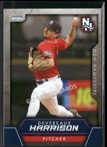 2025 New Hampshire Fisher Cats Devereaux Harrison