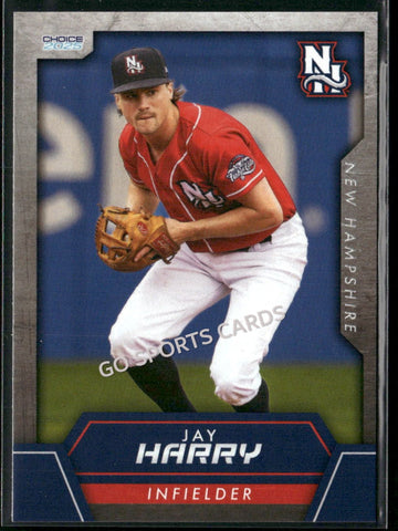 2025 New Hampshire Fisher Cats Jay Harry