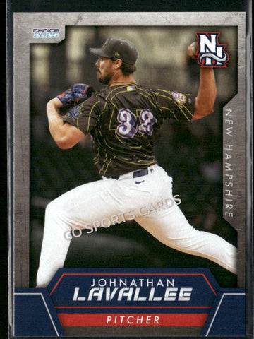 2025 New Hampshire Fisher Cats Johnathan Lavallee