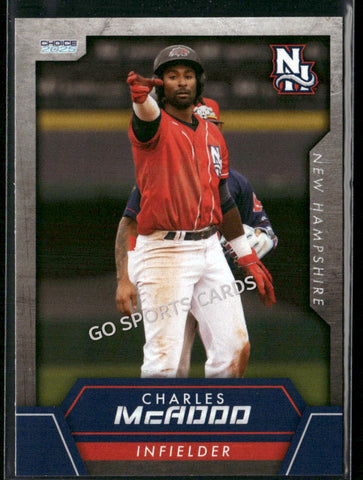 2025 New Hampshire Fisher Cats Charles McAdoo