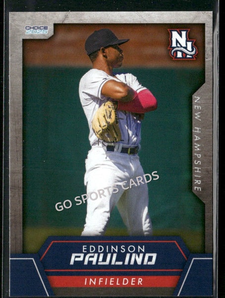 2025 New Hampshire Fisher Cats Eddinson Paulino