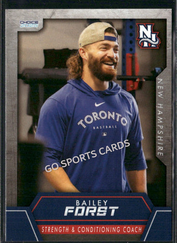 2025 New Hampshire Fisher Cats Bailey Forst