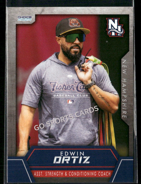 2025 New Hampshire Fisher Cats Edwin Ortiz