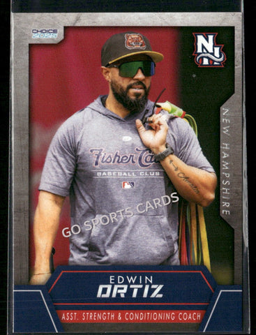 2025 New Hampshire Fisher Cats Edwin Ortiz