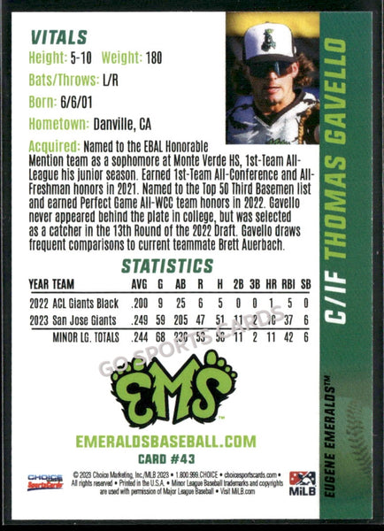 2023 Eugene Emeralds Update Thomas Gavello