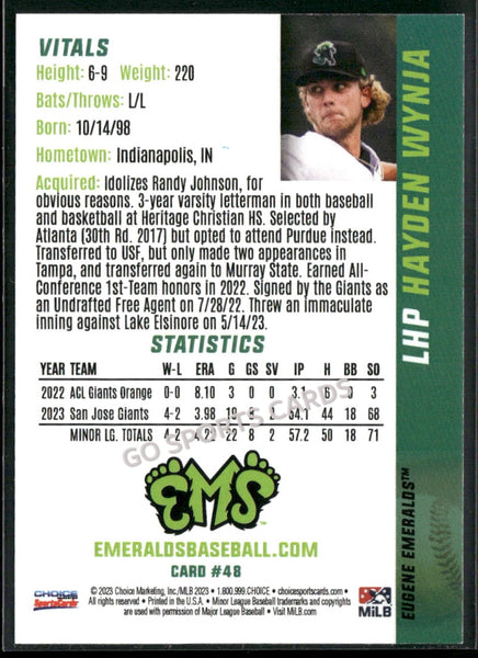 2023 Eugene Emeralds Update Hayden Wynja