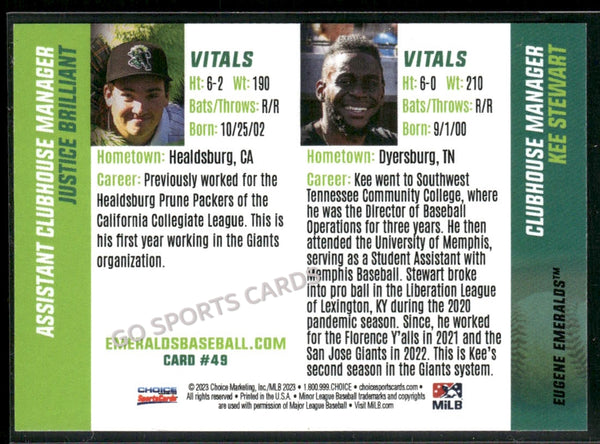 2023 Eugene Emeralds Update Justice Brilliant Kee Stewart