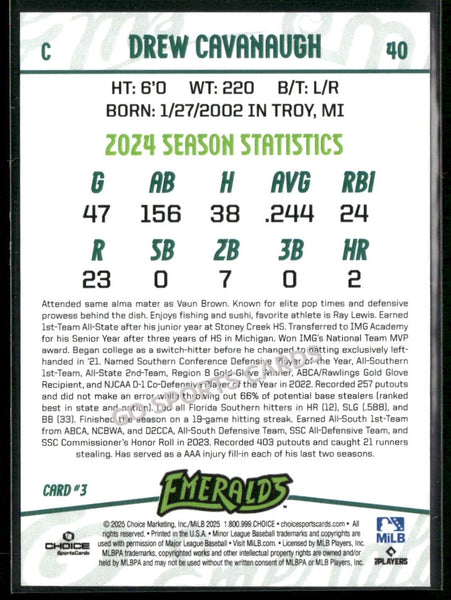 2025 Eugene Emeralds Update Drew Cavanaugh