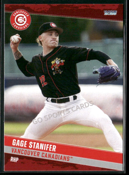 2025 Vancouver Canadians Gage Stanifer