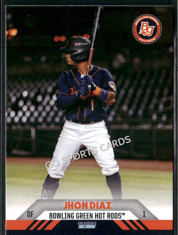 2025 Bowling Green Hot Rods Jhon Diaz