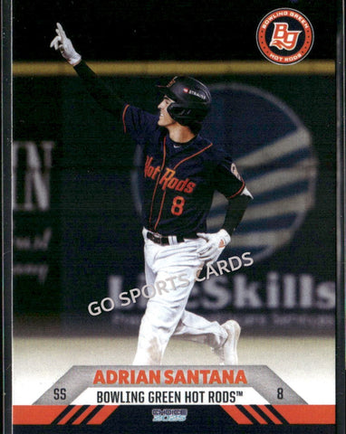 2025 Bowling Green Hot Rods Adrian Santana