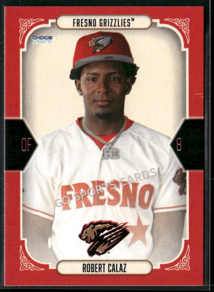 2025 Fresno Grizzlies Robert Calaz