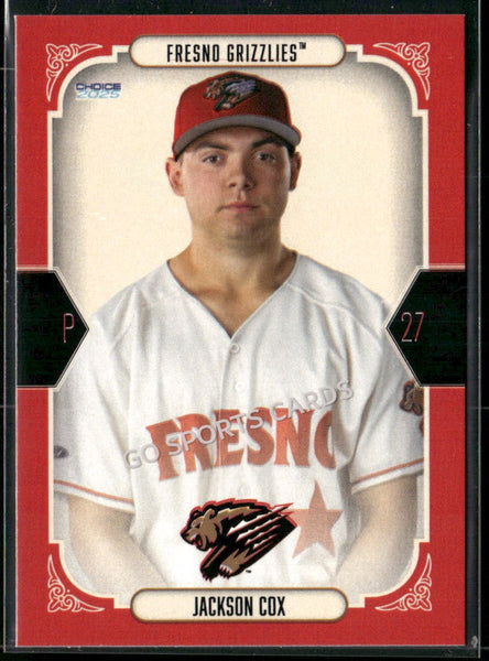 2025 Fresno Grizzlies Jackson Cox