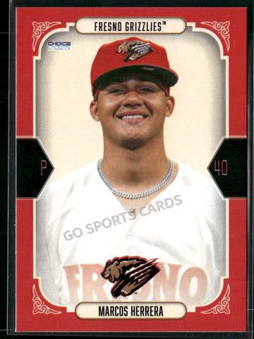 2025 Fresno Grizzlies Marcos Herrera