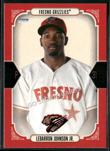 2025 Fresno Grizzlies Lebarron Johnson Jr