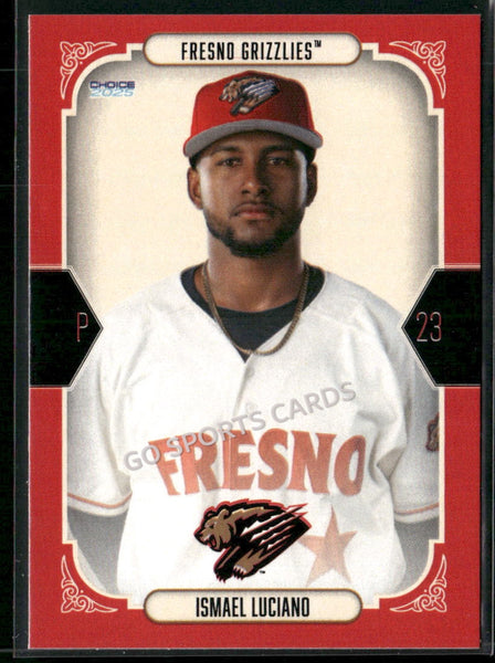 2025 Fresno Grizzlies Ismael Luciano