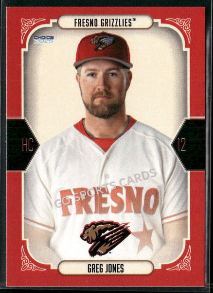 2025 Fresno Grizzlies Greg Jones