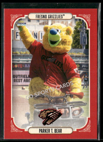 2025 Fresno Grizzlies Parker T Bear Mascot