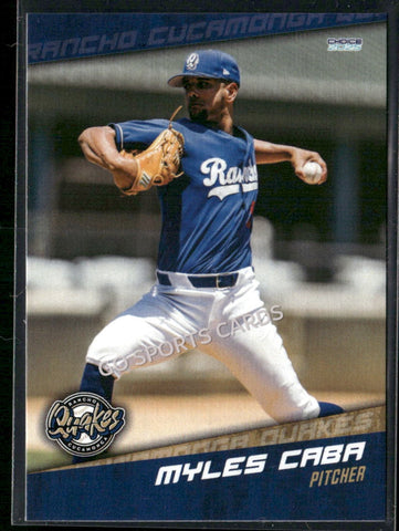 2025 Rancho Cucamonga Quakes Myles Caba
