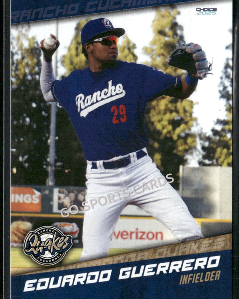 2025 Rancho Cucamonga Quakes Eduardo Guerrero