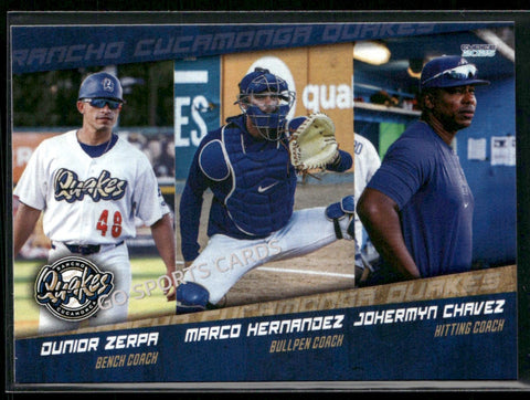 2025 Rancho Cucamonga Quakes Dunior Zerpa Marco  Hernandez Johermyn Chavez